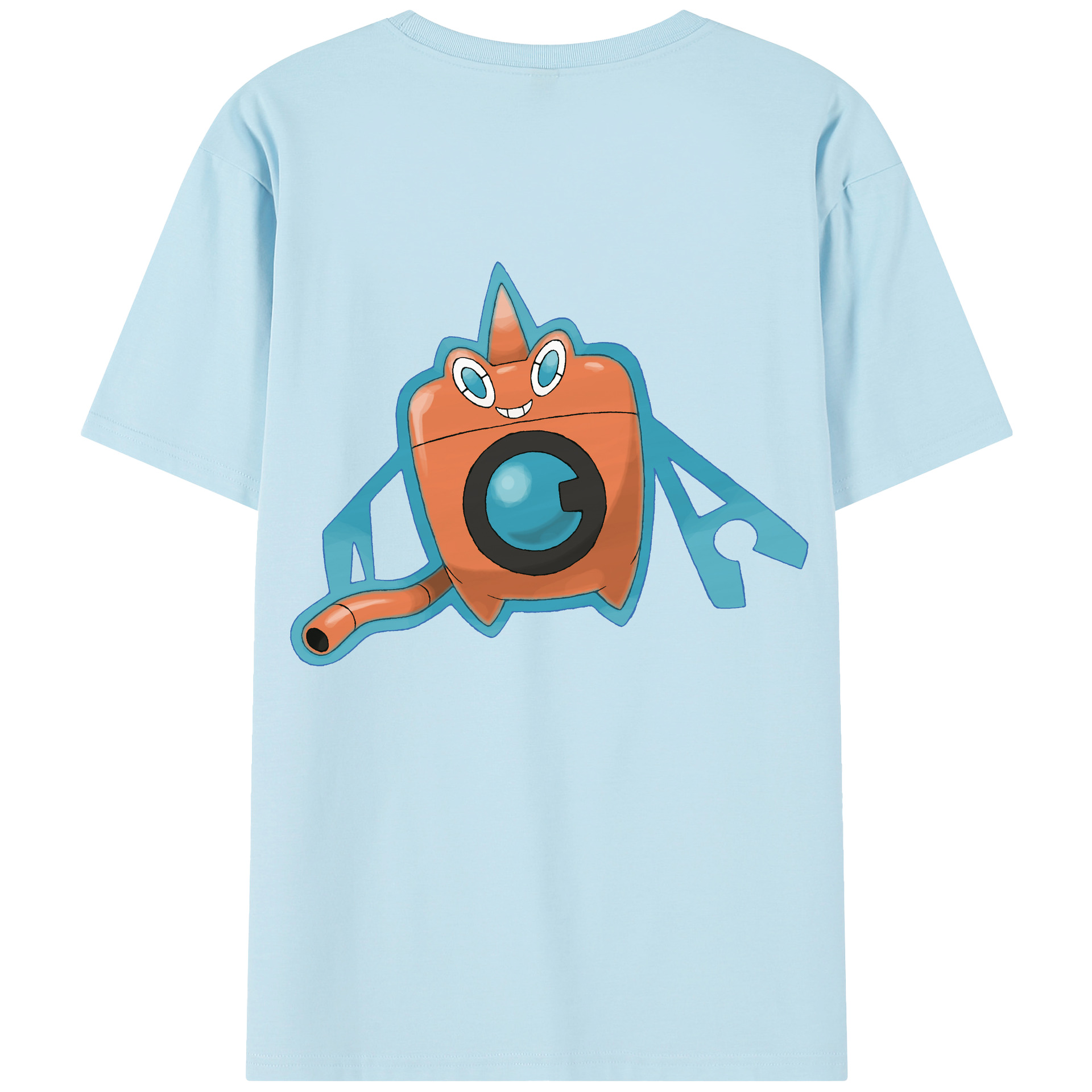 （画像用） ポケットモンスター Pokémon 綿100％半袖Tシャツ（背面プリント）